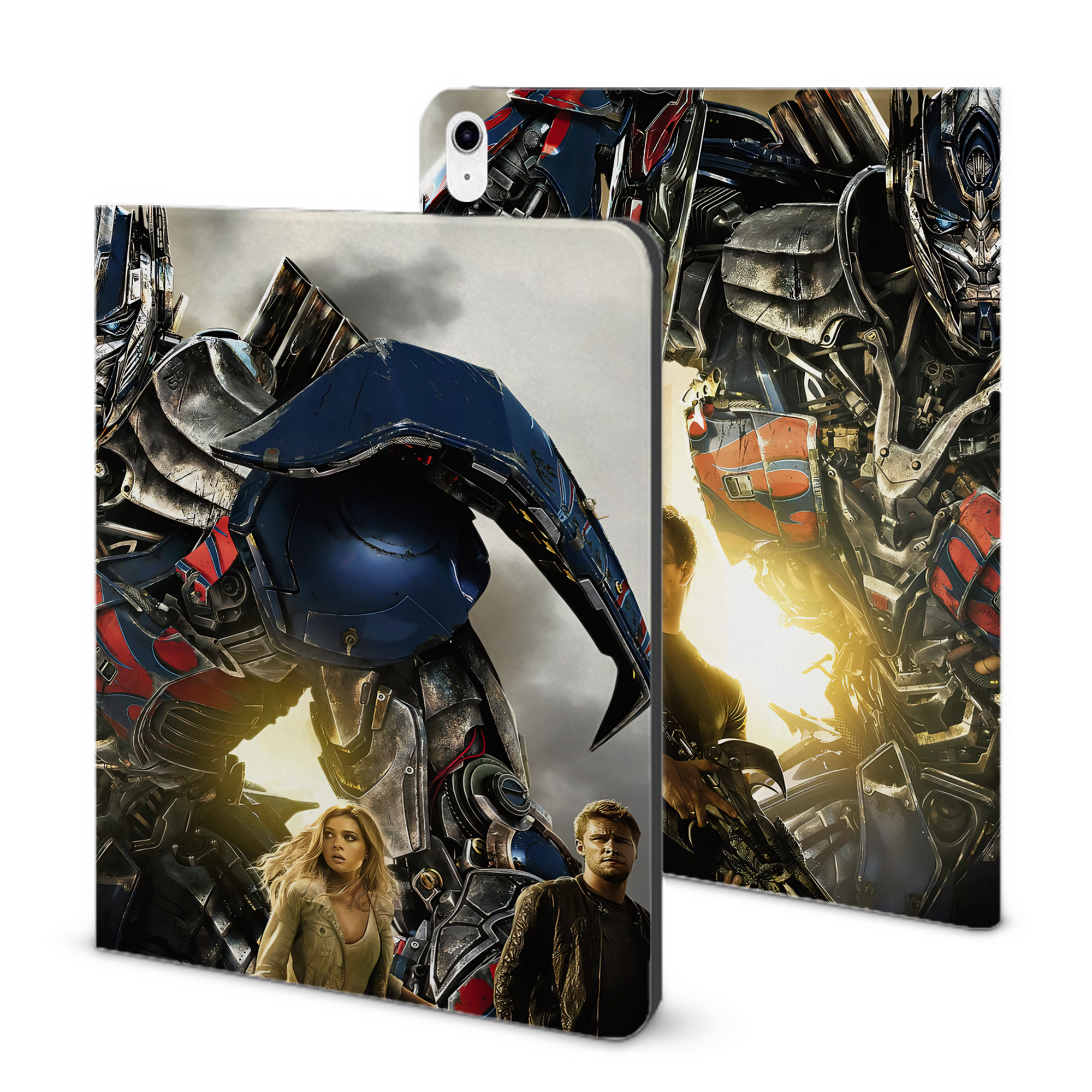 （画像用） Transformers トランスフォーマー IPad ケース ブック型 PUレザー TPU 耐衝撃 軽量 薄型 ペン収納なし 全面保護 IPad 各モデル対応